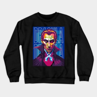 dracula vampire wpap Crewneck Sweatshirt